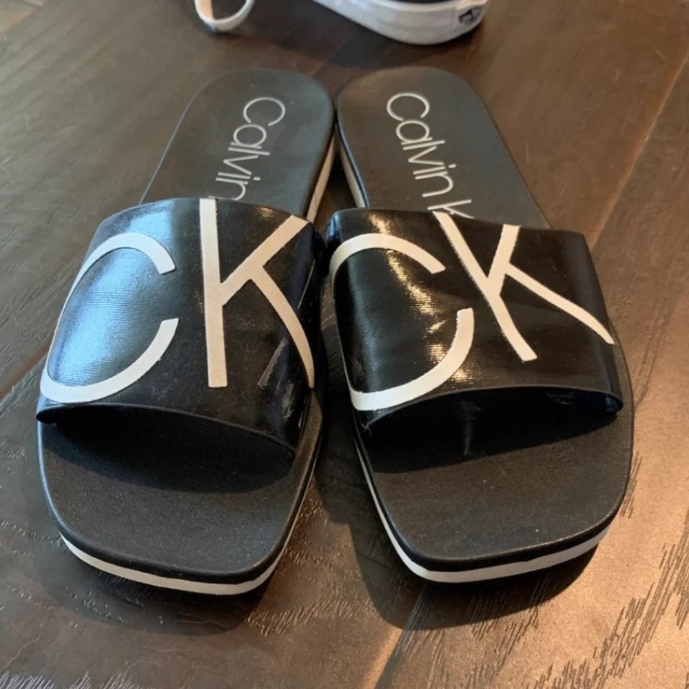 calvin klein slides